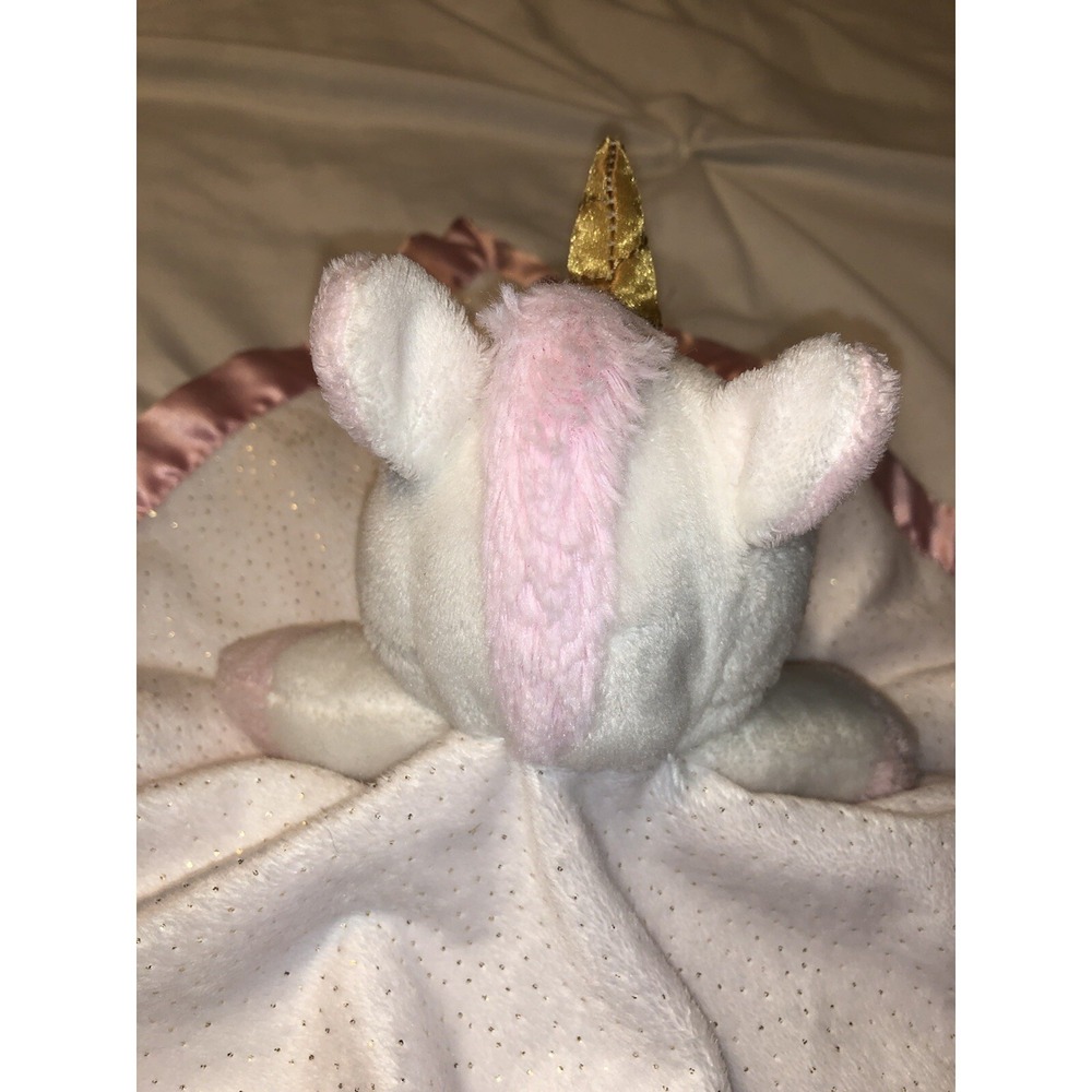 Cloud Island Lovey unicorn white security blanket Sparkle - Picture 6 of 9